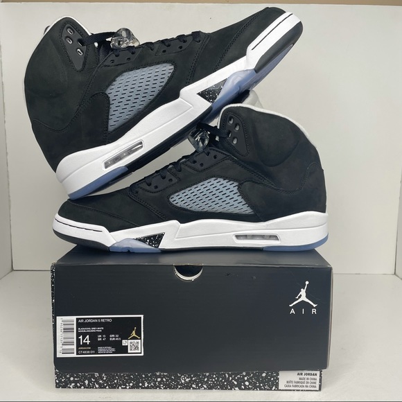 Nike Air Jordan 5 Retro “Moonlight/Oreo” NEW 2021 - Picture 3 of 5